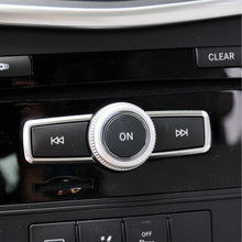 Load image into Gallery viewer, 3Pcs Car Volume ON Buttons Cover Stickers Trim Fit For Mercedes Benz A B C ML CLS Class GLA200 ML GLK300 E260 Auto Accessories