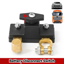 Load image into Gallery viewer, 12V/24V 100A Car Battery Disconnect Switch Isolator Power Cut Off Kill Switches For RV ATV Boat Truck Auto Yacht
