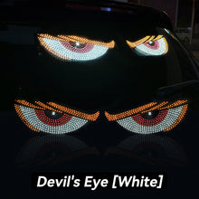 Load image into Gallery viewer, 2Pcs Upgraded Car LED Devil's Eye Decorative Light Rear Warning Light Red Devil Eye Atmosphere Light Auto Decoration Accessories