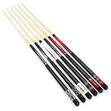 Load image into Gallery viewer, 1PC 148CM 13MM American Big Head Rod 1/2 Split Maple Pool Cue Leather Grip Billiard Supplies - Random Color