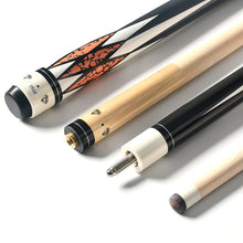 Load image into Gallery viewer, 1PC 145CM 13MM Big Head Pool Cue 1/2 Split White Ash Wood Cue Billiard Supplies - Color Random
