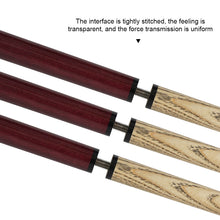 Load image into Gallery viewer, 1PC 140CM 13.5MM Club Head Purple Heart Wood Ash Wood Punch And Jump Dual Purpose Pole Billiard Supplies