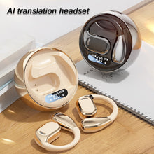 Load image into Gallery viewer, AI intelligent translation 5.4 Wireless Bluetooth headset OWS hanging ear noise-cancelling sports headset