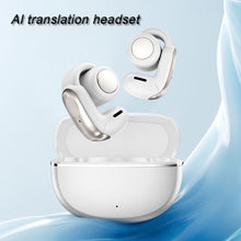 Load image into Gallery viewer, AI Intelligent Translation Bluetooth Headset Conference Recording Simultaneous Interpretation Ear Clip Long Life Noise Cancelling Headset