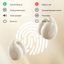 Load image into Gallery viewer, AI Intelligent Translation Bluetooth Headset Open Long Life Game Sports Noise-Cancelling Ear Clip Headset With Digital Display