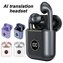Load image into Gallery viewer, AI Intelligent Translation Bluetooth Headset TWS Long Life Noise Cancelling Sports Headset With Power Display For Iphone Android
