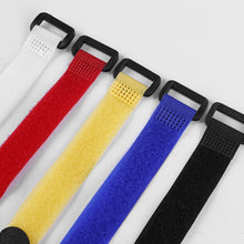 Load image into Gallery viewer, 2PCS 25CM Multi-Functional Bicycle Strap Pump Line Tube Nylon Adhesive Strap Riding Equipment