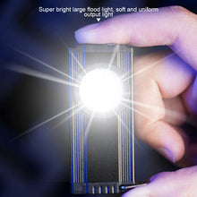 Load image into Gallery viewer, Multifunctional Portable Keychain Light With Back Clip Outdoor COB Camping Magnetic Working Light Running Hat Clip Flashlight