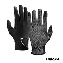 Load image into Gallery viewer, 1 Pair Sports Golf Gloves Outdoor Cycling Mountaineering Anti-Slip Breathable Touch Screen Ice Silk Thin Gloves