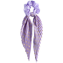 Load image into Gallery viewer, Handmade Creased Floral Ribbon Headband European American Cross-border Large Intestine Loop Tied Ponytail Headband Fashionable Hair Accessory