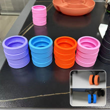 Load image into Gallery viewer, 4pcs/set Caster Shoes Luggage Noise Reduction Casters Silicone Wheel Protector Luggage Compartment Wheel Protect Silicone Silent Casters Covers