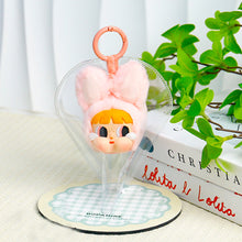 Load image into Gallery viewer, For Labubu Flower Doll Pain Bag High Transparent Cute Q Round Rag Doll Outdoor Bag Glue Walking Bag