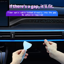 Load image into Gallery viewer, 1/2/3/4/5M Car USB Interior Ambient RGB LED Light Strip Invisible Fiber Optic Atmosphere Lamp Support APP Voice Control