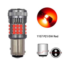 Load image into Gallery viewer, 1156/1157/T20 Car LED Headlight Bulbs Brake Signal Lights Turn Lamp Running Light Bright 3030 36smd PY21W Anti Flicker
