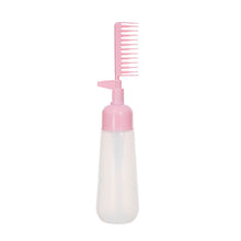 Load image into Gallery viewer, Press Comb Hair Dye Bottle Refillable Hair Root Application Bottle Household Shampoo Hair Coloring Hairdressing Styling Tool