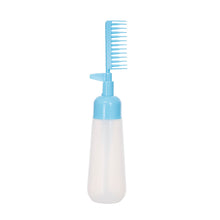 Load image into Gallery viewer, Press Comb Hair Dye Bottle Refillable Hair Root Application Bottle Household Shampoo Hair Coloring Hairdressing Styling Tool