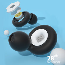 Load image into Gallery viewer, Ring Filter Silicone Earplugs Comfortable Reusable Sound Insulation Anti-noise Earplugs Sleeping Mute Noise-cancelling Earplugs