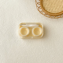Load image into Gallery viewer, Transparent Non Twist Cover Contact Lens Case Compact Portable Multicoloured Contact Lens Storage Care Case With Washer