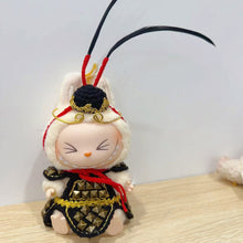 Load image into Gallery viewer, Hand Knitting WuKong Clothes Doll Clothes For Labubu Plush Outfit Accessories Color Match Cute Exquisite Doll Clothing