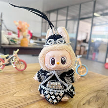 Load image into Gallery viewer, Hand Knitting WuKong Clothes Doll Clothes For Labubu Plush Outfit Accessories Color Match Cute Exquisite Doll Clothing