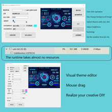 Load image into Gallery viewer, 3.5 Inch IPS Type C Secondary Screen for Computer CPU GPU RAM HDD Display 320*480 USB LCD Monitor Freely AIDA64 Windows 10 11