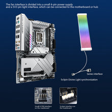 Load image into Gallery viewer, Flexible RGB LED Light Strip Bar ARGB Board Cover For Computer Power Supply ATX 24PIN GPU Video Card Cables And Case