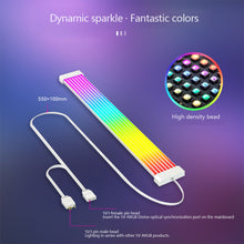 Load image into Gallery viewer, Flexible RGB LED Light Strip Bar ARGB Board Cover For Computer Power Supply ATX 24PIN GPU Video Card Cables And Case