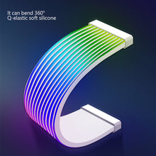 Load image into Gallery viewer, Flexible RGB LED Light Strip Bar ARGB Board Cover For Computer Power Supply ATX 24PIN GPU Video Card Cables And Case