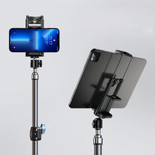 Load image into Gallery viewer, 2in1 170/55cm Adjustable Tablet Tripod Floor Stand Holder Live Mount Support for 4-13 inches for iPad iphone Lazy Holder Bracket Support