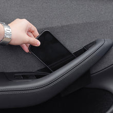 Load image into Gallery viewer, 2Pcs Car Door Interior Center Console Gap Armrest Holder Organizer Container Pocket Storage Box Holder For Tesla Model3 Y