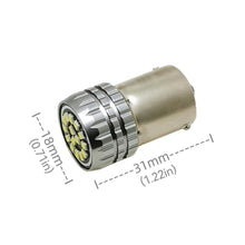 Load image into Gallery viewer, 1pc 12V LED Car Bulbs Turn Signal Parking Brake Lights 2016-15SMD White Amber Red P21W 1156 BA15S 1157 BAY15D