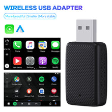 Load image into Gallery viewer, 2 in1 Mini Wired to Wireless CarPlay Adapter Android Auto Smart Box Plug and Play Auto Connection OTA Update