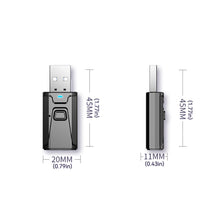 Load image into Gallery viewer, 4 in 1 Bluetooth 5.0 Transmitter Receiver Adapter with 3.5mm AUX for TV PC Headphones Home Stereo Car HIFI Audio