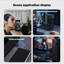 Load image into Gallery viewer, USB Bluetooth 5.4 Adapter Transmitter Receiver Audio Bluetooth Wireless USB Adapter for Computer PC Laptop