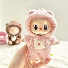 Load image into Gallery viewer, Cozy Winter Bear Onesie For 17cm Labubu Dolls Fashionable Clothes Animal-themed Doll Clothes Dolls Mini Fashion Accessories