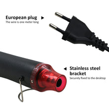 Load image into Gallery viewer, 220/110V Hot Air Gun DIY Tool Heat Electric Power Tool Mini 300W Soldering Temperature Crafts Blower with Supporting Seat Shrink