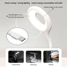 Load image into Gallery viewer, LED Smart Voice Control Night Light USB 5V Portable Table Reading Lamp Sound Sensor Beside Lighting Dimmable 3 Color Change