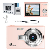 Load image into Gallery viewer, 4K HD 1080P Digital Camera Anti-Shake Autofocus Vlogging Camera 96MP Portable Vlogging Camera 16X Zoom for Kids Adults Beginners