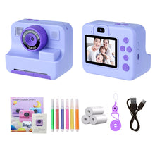 Load image into Gallery viewer, Instant Print Portable Camera with Large Screen 40MP Clarity Compact Portable Multifunctional Kids Camera with Color Pens Set