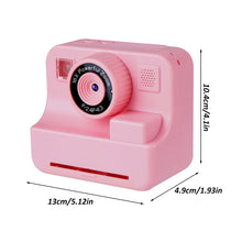 Load image into Gallery viewer, Instant Print Portable Camera with Large Screen 40MP Clarity Compact Portable Multifunctional Kids Camera with Color Pens Set