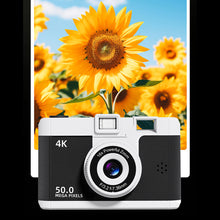 Load image into Gallery viewer, HD Retro Digital Camera 16x Digital Zoom Video WIFI Wireless Transmission Mini Photography Camera for Travel Students Compact