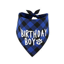 Load image into Gallery viewer, Dog Birthday Party Supplies Dog Birthday Bandana Hat Bowtie Set with 0-8 Figures Dog Birthday Party Supplies