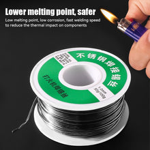Load image into Gallery viewer, 15/85 Solder Wire 1.0mm Rosin Core Tin Solder Wire Soldering Welding Flux 2.2% Iron Wire Reel 50g