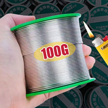 Load image into Gallery viewer, 15/85 Solder Wire 1.0mm Rosin Core Tin Solder Wire Soldering Welding Flux 2.2% Iron Wire Reel 50g