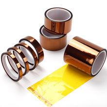 Load image into Gallery viewer, 10ft 5-40mm Professional Heat Resistant High Temperature Insulation Electronics Industry Welding Polyimide Tape Wear-resistant