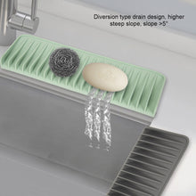 Load image into Gallery viewer, Silicone Flow Guide Drain Pad Slope Drain Pad Simple Bowl and Dish Drying Filter Pad Thermal Insulation Pad