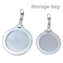Load image into Gallery viewer, 58mm/75mm Badge Pendant Bag Display Small Bag Round Millet Bag Pendant Pain Bag Bar Bar Display Badge Display Pendant