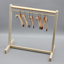 Load image into Gallery viewer, For Labubu Hanging Clothes Hangers Wooden Clothes Hangers for Supporting Dolls Doll Clothes 20cm Doll Clothes Matching