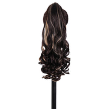 Load image into Gallery viewer, Wig for Women with Long Hair Big Waves High Ponytail Natural Simulation Fluffy Curly Ponytail Hair Extensions Braids