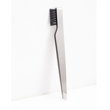 Load image into Gallery viewer, Stainless Steel 2-in-1 Brush Eyebrow Clip Brush Diagonal Tweezers Eyebrow Trimming Hair Removal Beard Beauty Tool
